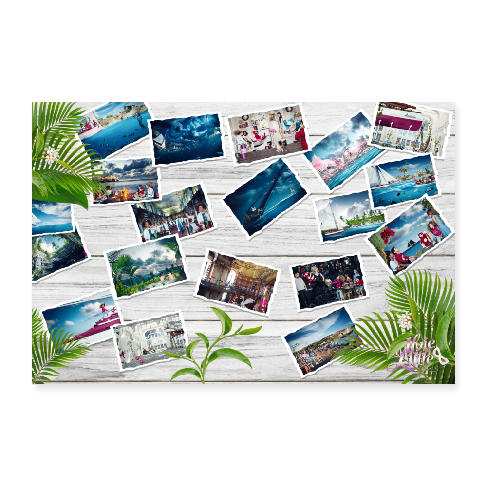 Ilvie Little Travel Poster 60x40 - white