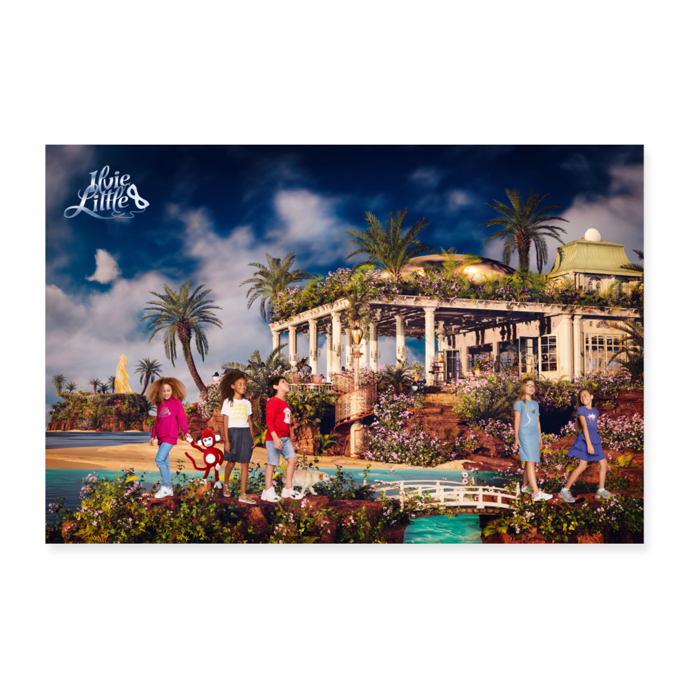 ILVIE LITTLE POSTER II The Temple of the Violet II 60x40 cm - white