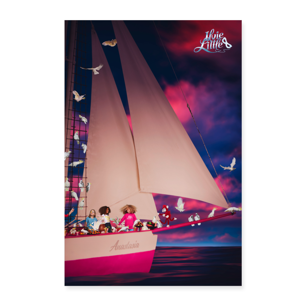 ILVIE LITTLE POSTER II Cockatoo Party II 40x60 cm - white
