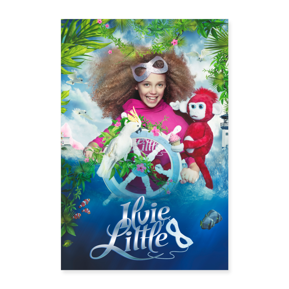 ILVIE LITTLE POSTER II Ilvie and Theo on Tour II 40x60 cm - white