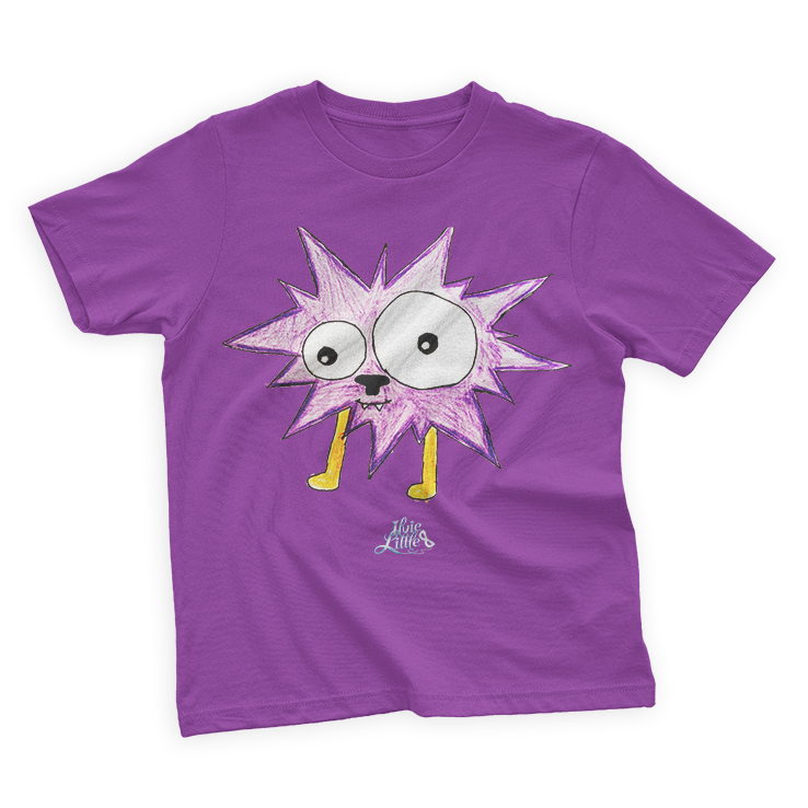 ILVIE LITTLE - MONSTER SHIRT VIOLETTA - Lila / 98/104 (2